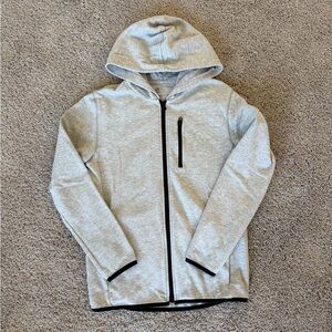 GAP Gray Full-Zip Hoodie Boy Fit XXLarge